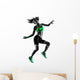 Jumping Fitness Woman Wall Decal