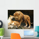 Lions Couple Wall Decal