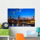 Chicago skyline at dusk, IL, United States Wall Decal