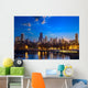 Chicago skyline at dusk, IL, United States Wall Decal