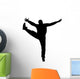 Sporty Acrobatic Jump Wall Decal