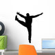 Sporty Acrobatic Jump Wall Decal