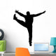 Sporty Acrobatic Jump Wall Decal