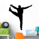 Sporty Acrobatic Jump Wall Decal