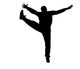 Sporty Acrobatic Jump Wall Decal