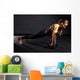 beautiful woman at the gym Wall Decal