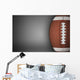 American Football Ball on Gray Wall Decal