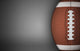 American Football Ball on Gray Wall Decal