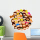 Crowd of children Wall Decal