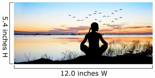 Espiritualidad En El Lago Wall Decal