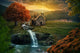 Peaceful cottage Wall Decal