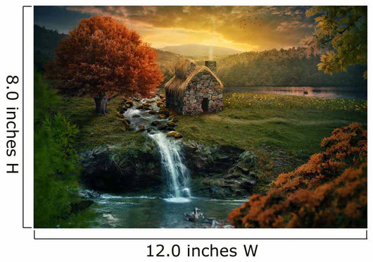 Peaceful cottage Wall Decal