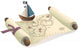 Treasure map and toy boat Wall Decal