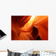 Fire in the Cave at Lower Antelope Canyon Wall Decal