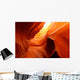 Fire in the Cave at Lower Antelope Canyon Wall Decal
