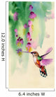 Watercolor Humming Bird Wall Decal