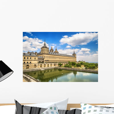 Royal Monastery Of San Lorenzo De El Escorial Near Madrid, Spain Wall Decal shown on a wall