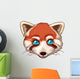 Red Panda 3 Wall Decal