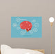 Brain Infographic Wall Decal
