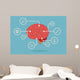brain infographic Wall Decal