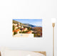Glass of red wine with city view of Dubrovnik. Croatia. Wall Decal