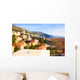 Glass of red wine with city view of Dubrovnik. Croatia. Wall Decal
