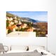 Glass of red wine with city view of Dubrovnik. Croatia. Wall Decal