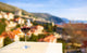 Glass of red wine with city view of Dubrovnik. Croatia. Wall Decal