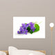 violets on white background Wall Decal