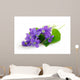 violets on white background Wall Decal