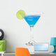 fresh blue cocktail Wall Decal