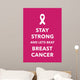 breast cancer poster Wall Decal