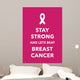 breast cancer poster Wall Decal