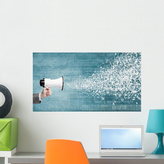 Making announcement Wall Decal