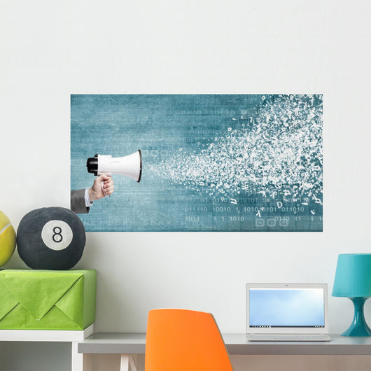 Making announcement Wall Decal