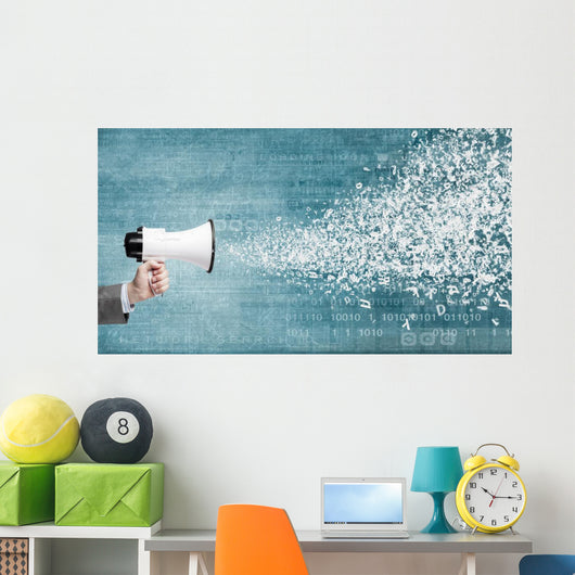 Making announcement Wall Decal