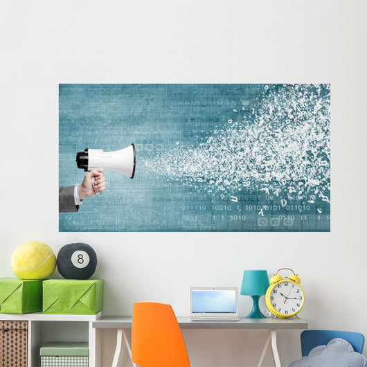 Making announcement Wall Decal