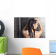 Female Shampoo Hair Wall Decal