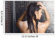 Female Shampoo Hair Wall Decal