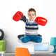 Kid with boxing gloves Wall Decal