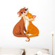 Cats in Love Wall Decal