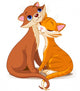 Cats in Love Wall Decal
