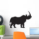 Silhouette Rhino Wall Decal