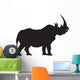 Silhouette Rhino Wall Decal