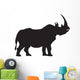 Silhouette Rhino Wall Decal