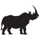 Silhouette Rhino Wall Decal