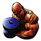 Bodybuilder Illustration Wall Decal