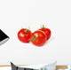 Tomato vegetables on white background Wall Decal