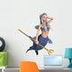 Blue Trident Mermaid Wall Decal