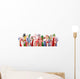 Flag Hands Diversity Wall Decal